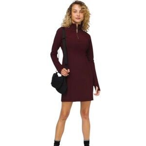 Lululemon Garnet Long Sleeve Define Dress